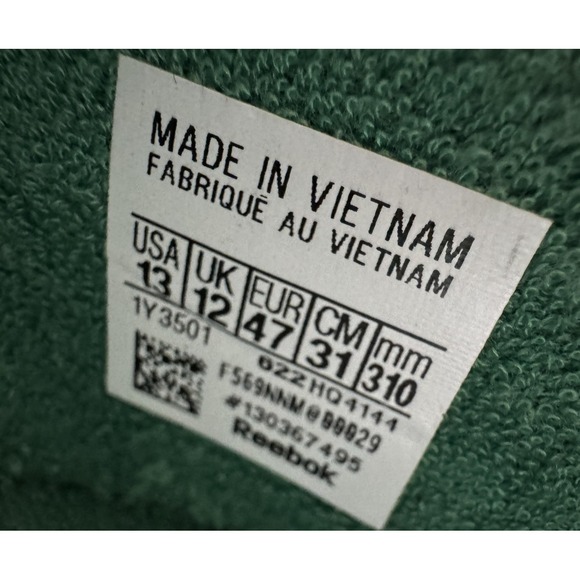 Reebok Club C Revenge Shoes Mens Size 13 Black Human Rights Now Tennis Sneakers - Picture 8 of 15